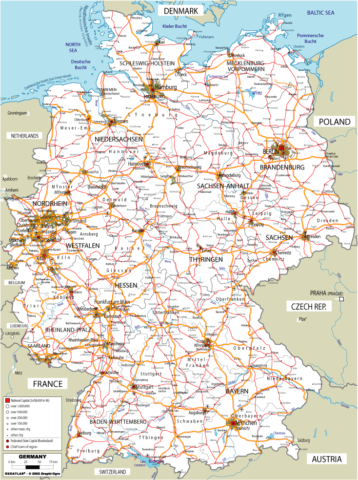 Map Of Southern Germany